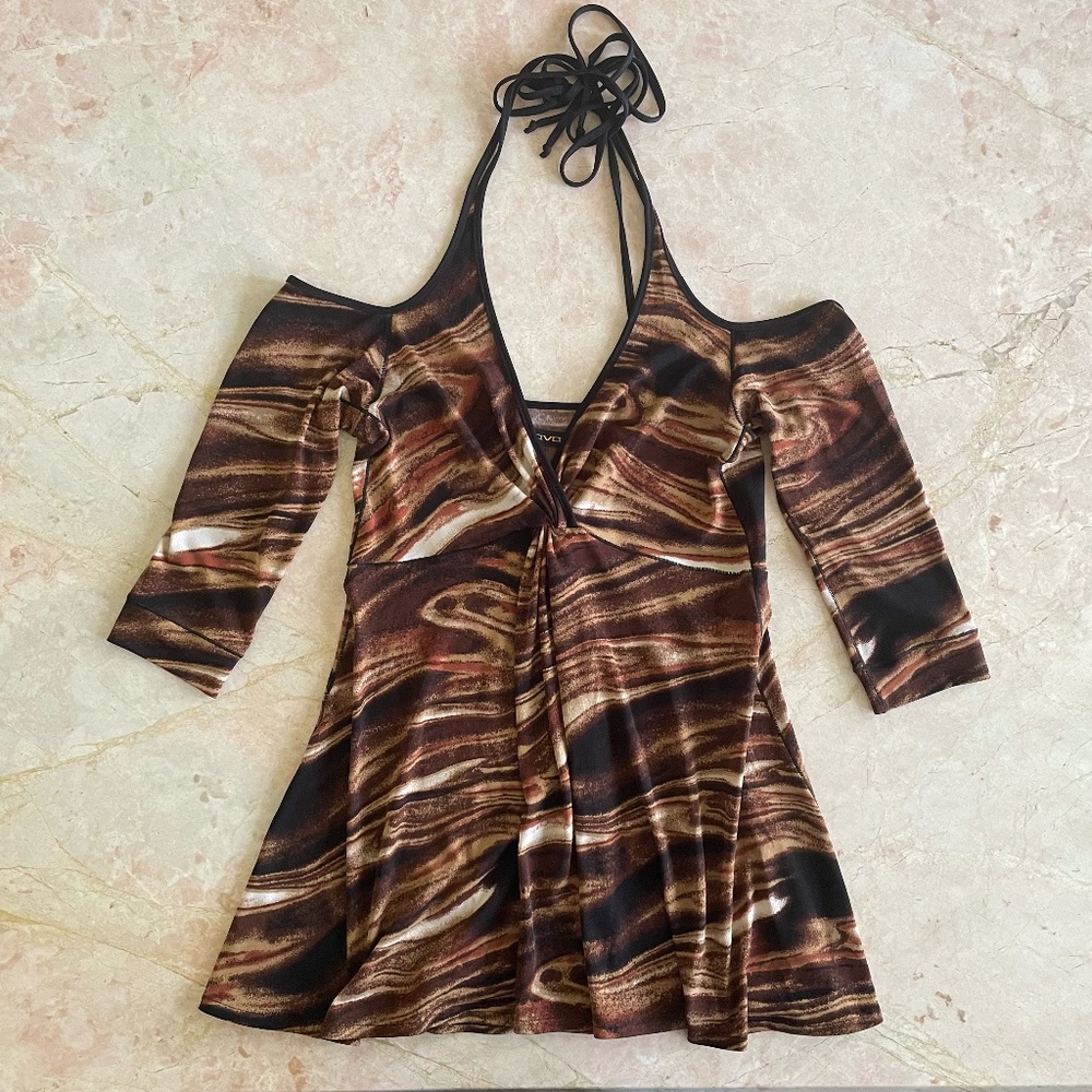 EvoVorro Y2k Cut Out Halterneck Top